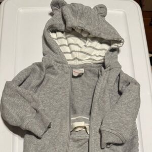 Hanna Andersson Gray Kids Matching Set